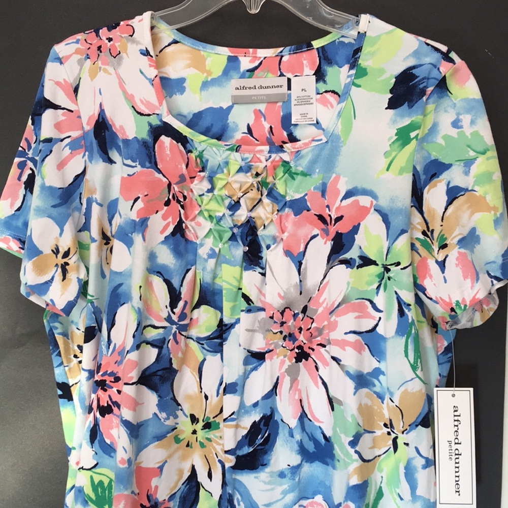 Alfred Dunner Petite Large Top